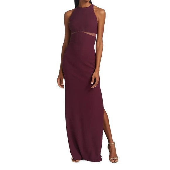 Vera Wang Dresses & Skirts - Vera Wang Aurore Gown Burgundy 10